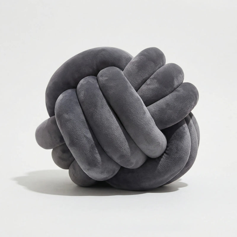 Rond Knoopkussen In Bolvorm - Plushknot