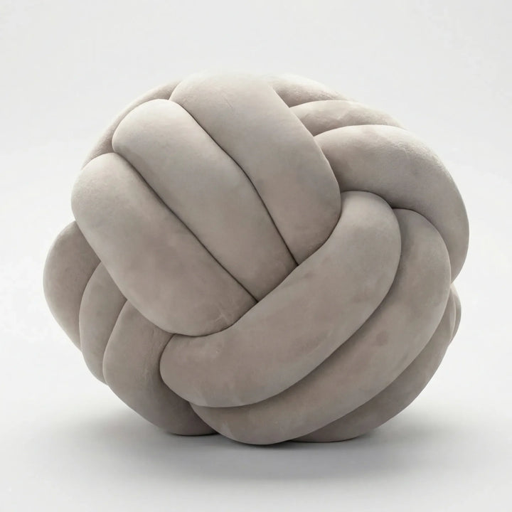 Rond Knoopkussen In Bolvorm - Plushknot