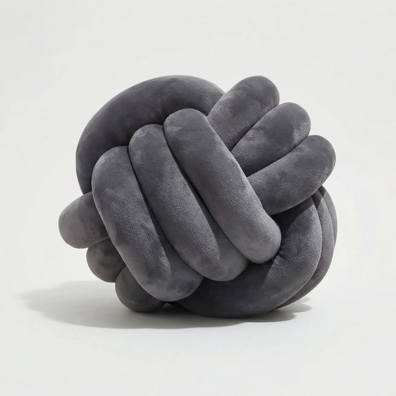 Rond Knoopkussen In Bolvorm - Plushknot