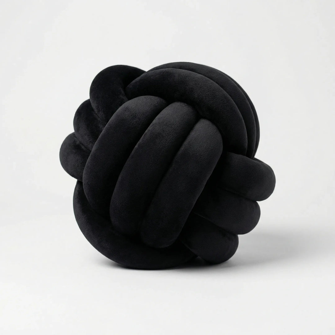 Rond Knoopkussen In Bolvorm - Plushknot