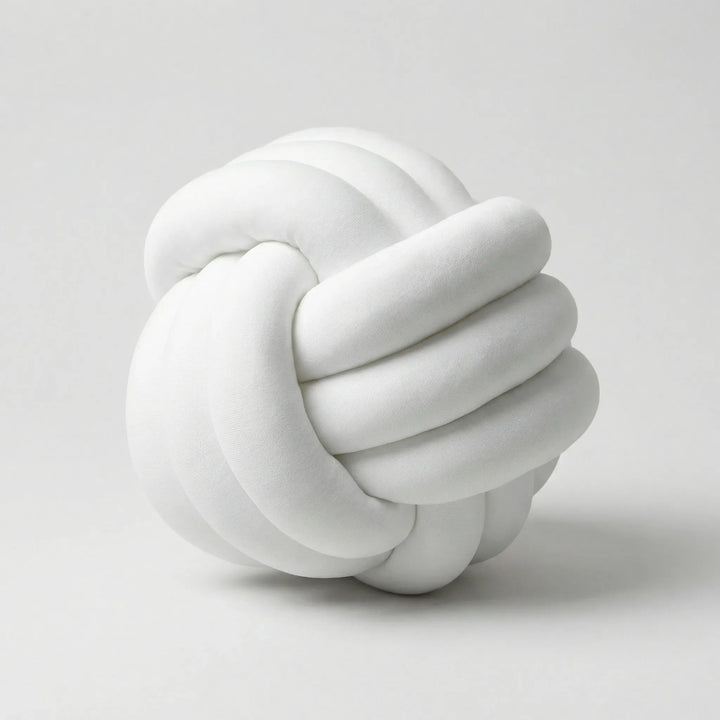 Rond Knoopkussen In Bolvorm - Plushknot