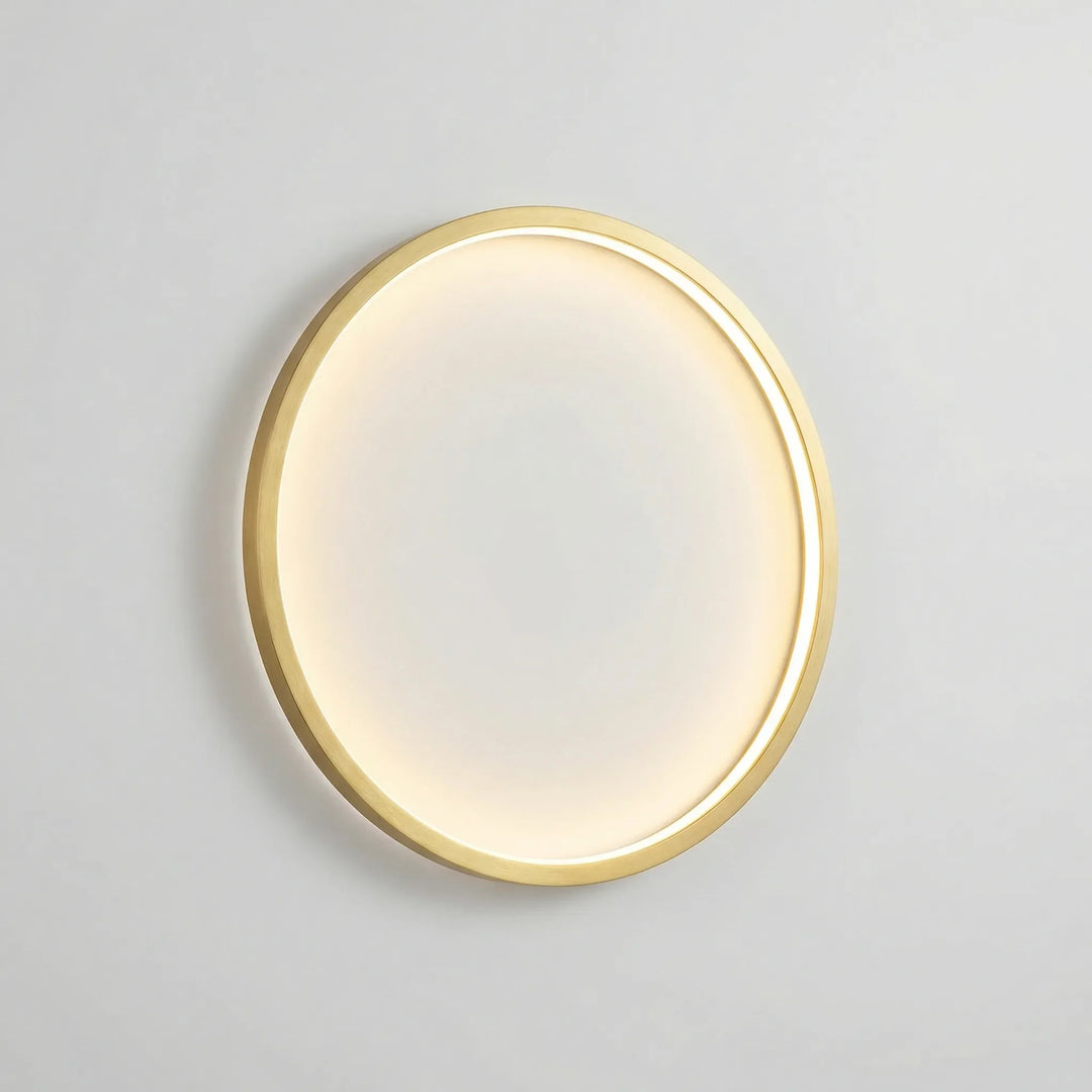 Ronde LED-Wandlamp In Scandinavische Stijl - Halovo