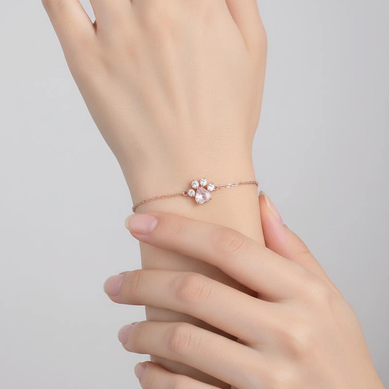 Rosenquarz Armband - PawShine 