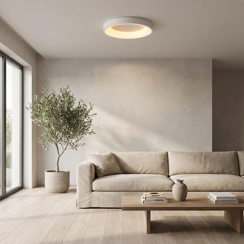 Round Flush-Mount LED Ceiling Light -  Ceilux