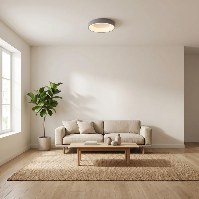 Round Flush-Mount LED Ceiling Light -  Ceilux