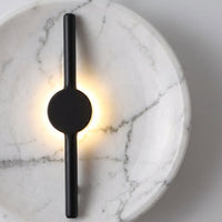 Round Marble Effect Sconce -  Marbelleo