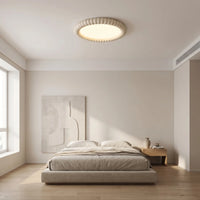 Round Ripple-Edge Flush Ceiling Light -  Ripplume
