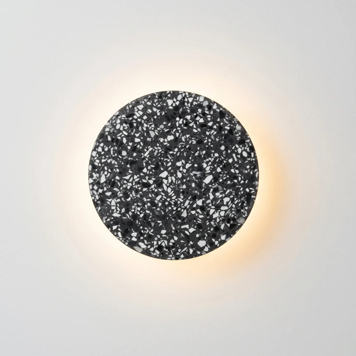 Round Terrazzo Wall Light With LED Backlight -  Terrazivo