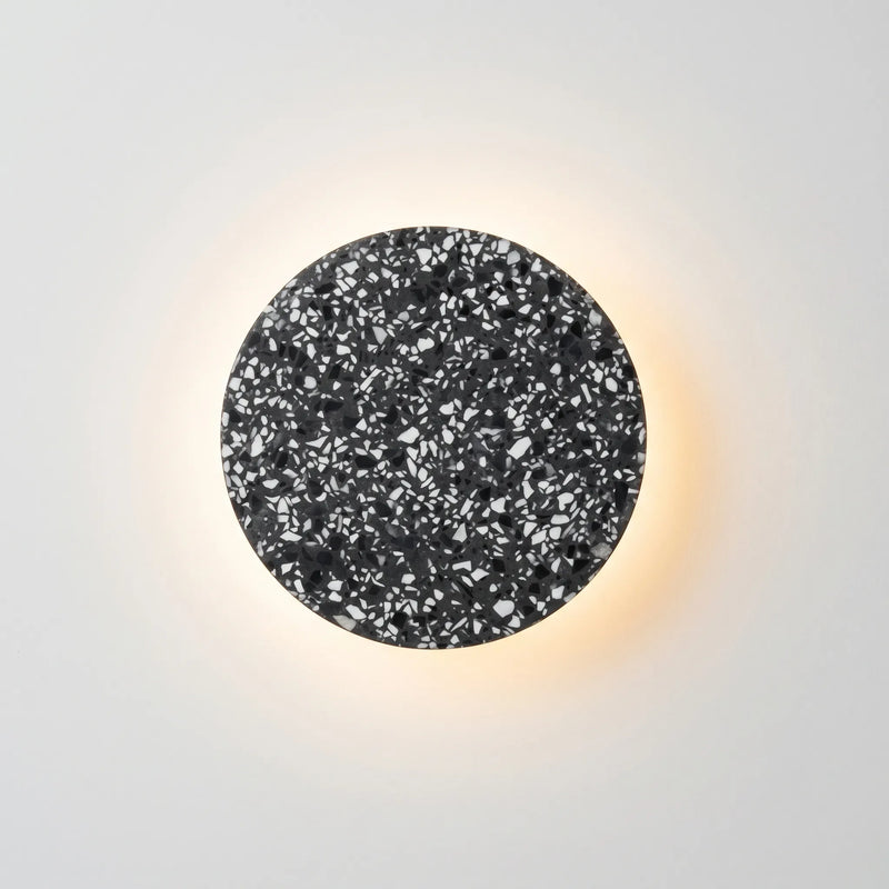 Round Terrazzo Wall Light With LED Backlight -  Terrazivo