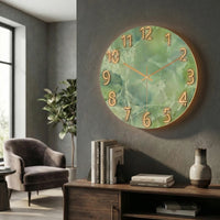 Runde, Moderne Wanduhr - LuminaraClock