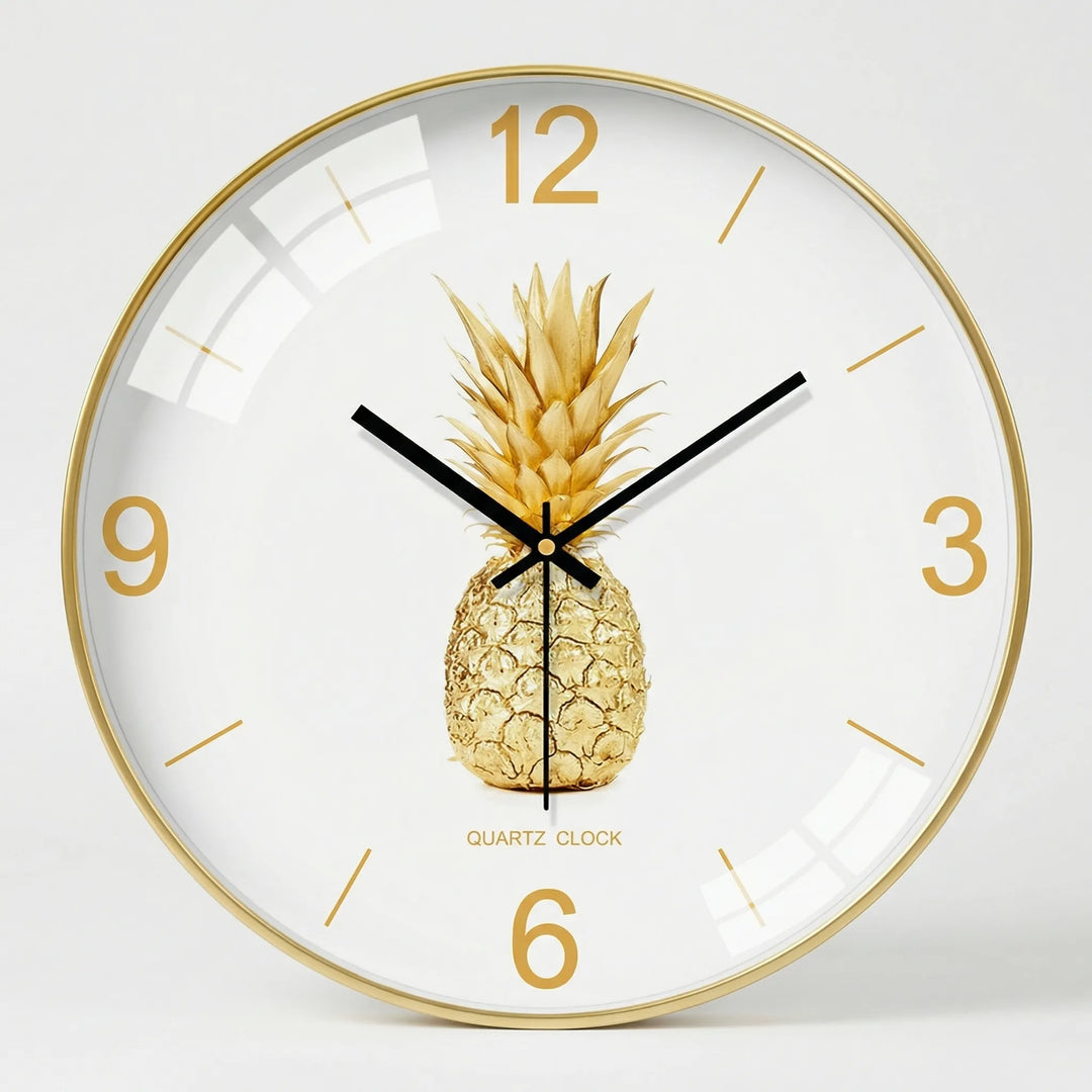 Runde Wanduhr Im Minimalistischen Stil - NordelleClocka