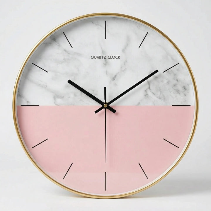 Runde Wanduhr Im Minimalistischen Stil - NordelleClocka