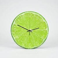 Runde Wanduhr Mit Fruchtmotiv - KiwiLume
