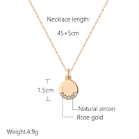 Runde Zirkonkette - GleamNecklace 