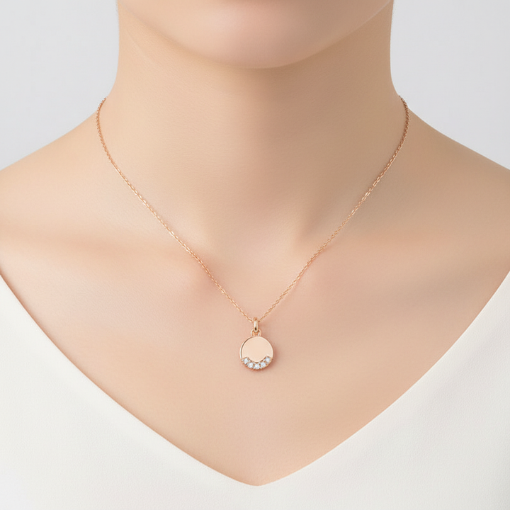 Runde Zirkonkette - GleamNecklace 