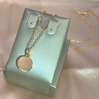 Runde Zirkonkette - GleamNecklace 