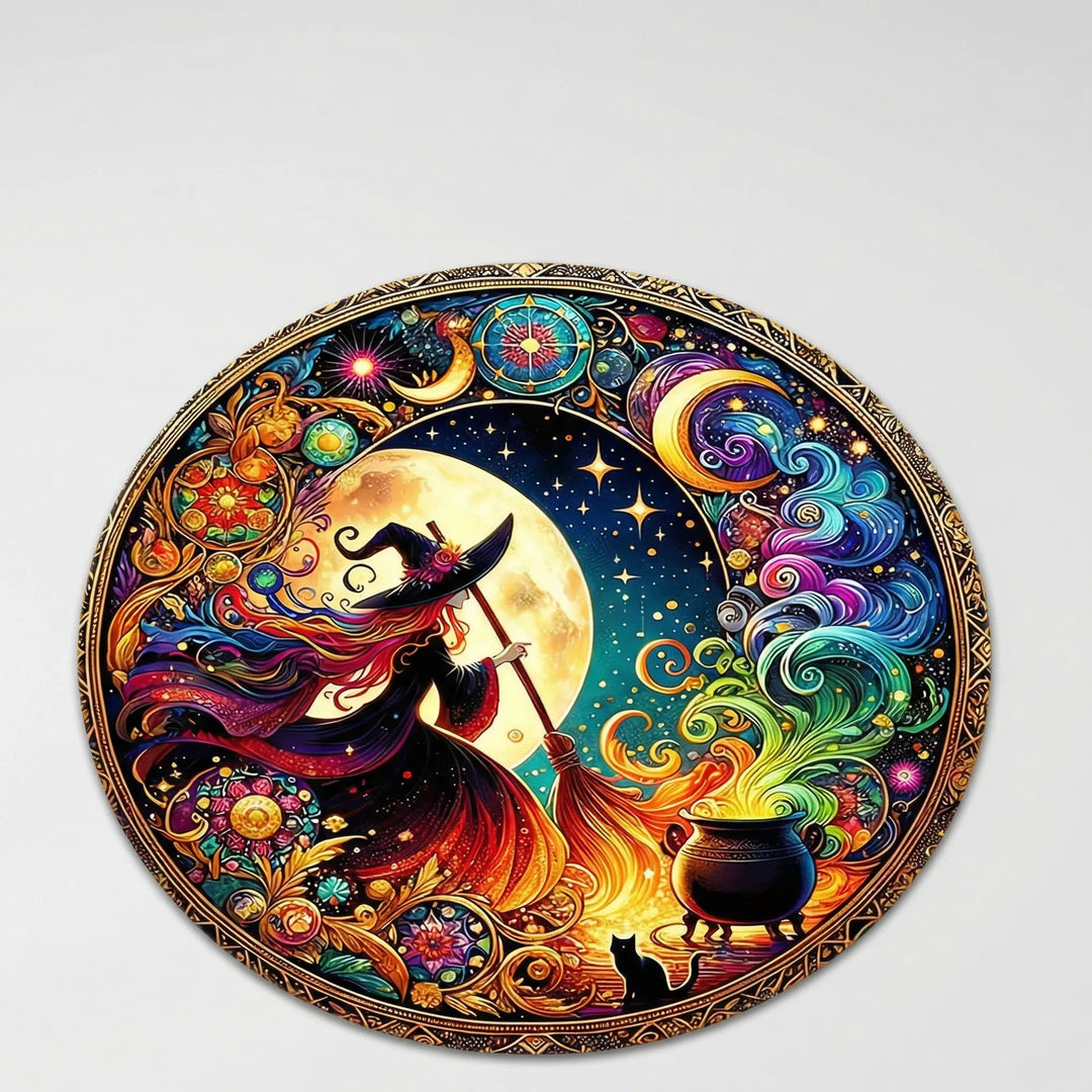 Runder Dekoteppich - Lunacircle