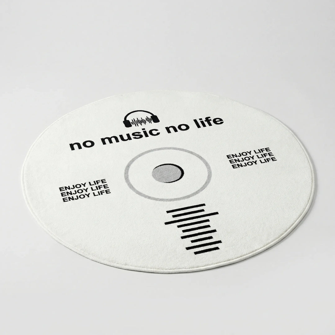 Runder Schallplatten-Teppich - Groovette