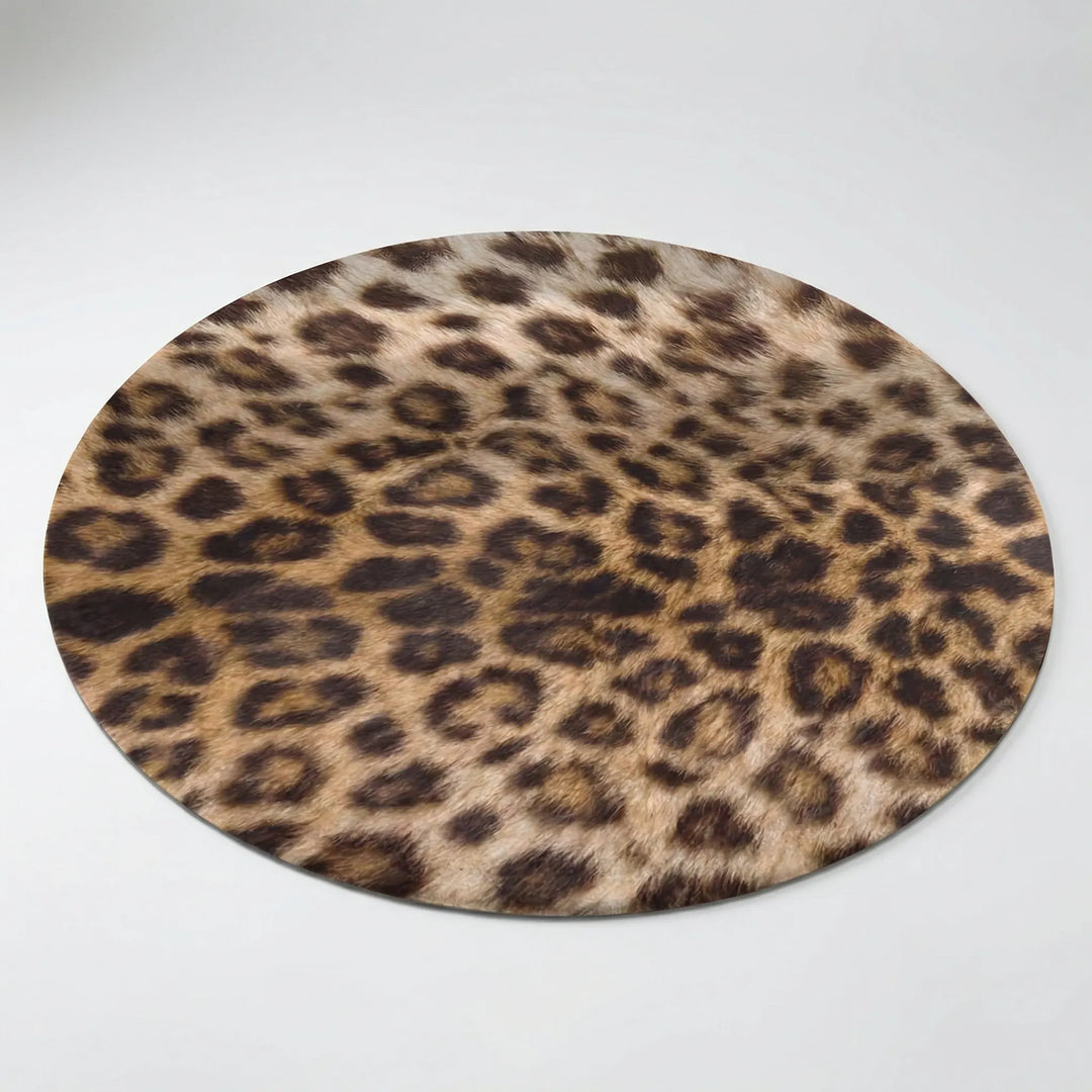 Runder Teppich Mit Muster - Leopura