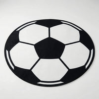 Runder Teppich Mit Sportmotiv - Kickora