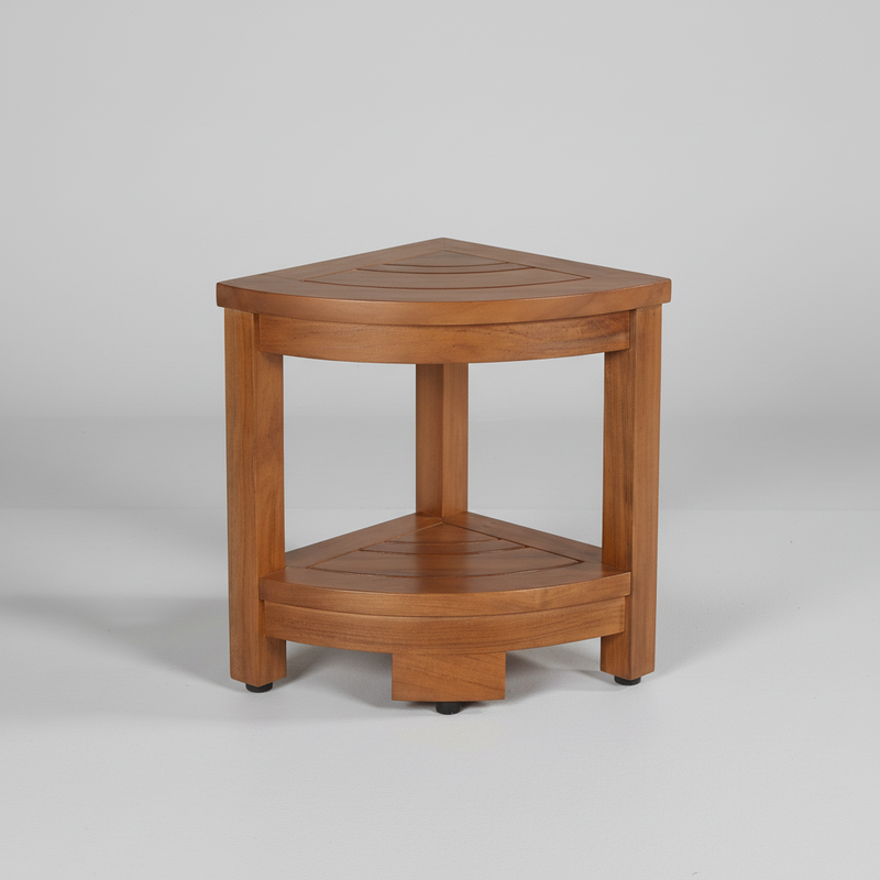 Rutschfester Duschhocker Aus Holz - TeakCornero