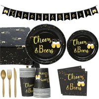 Einweg-Partygeschirr Set „Cheers & Beers“ (für 16 Gäste) – CheersSet Oktoberfest 2026