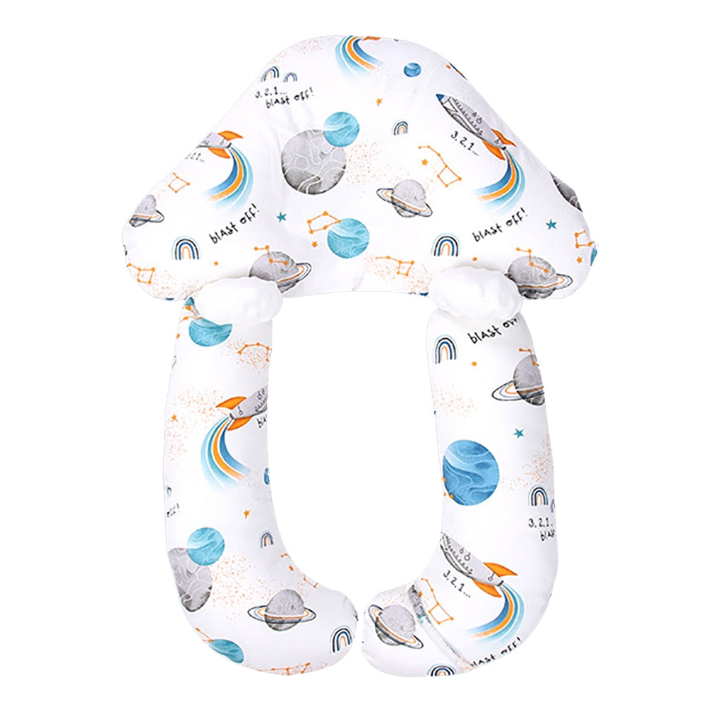 Ergonomisches Babykissen aus Baumwolle für sicheren und bequemen Schlaf