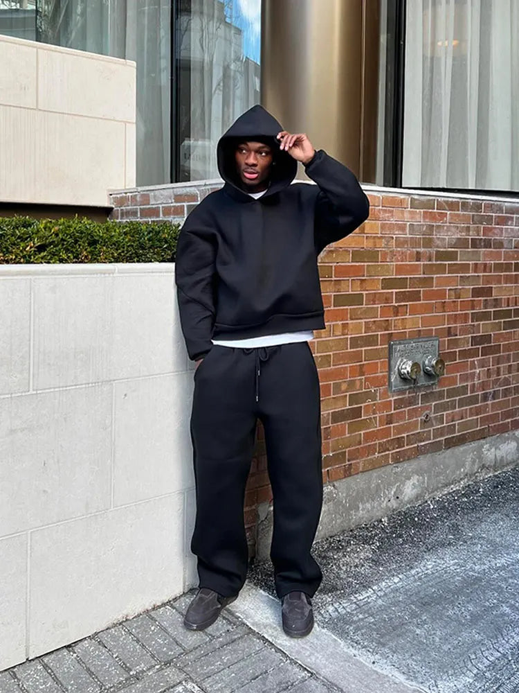 Oversized Herren-Trainingsanzug mit Hoodie & Jogginghose – Bastian
