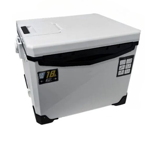 Fischkühlbox mit Luftventilen und langanhaltender Kältespeicherung – Auren