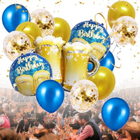 Ballon-Set im Bierkrug-Design (16-teilig) – ProstBallon Oktoberfest 2026