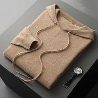 Herren-Hoodie aus Merinowolle – Cassiano Herbstedition