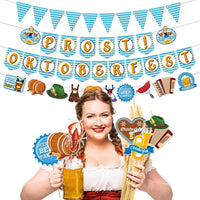 Papier-Wimpelgirlande im Oktoberfest-Design – WimpelFreude Oktoberfest 2026