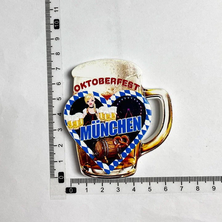 Kühlschrankmagnet „München 3D“ – BayernMagnet (1+1 Gratis) Oktoberfest 2026