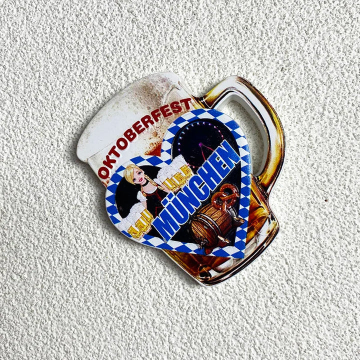 Kühlschrankmagnet „München 3D“ – BayernMagnet (1+1 Gratis) Oktoberfest 2026