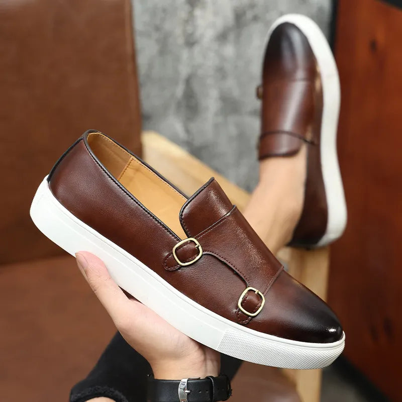 Luxuriöse Lederschuhe für Herren mit ultimativem Komfort – Alessio