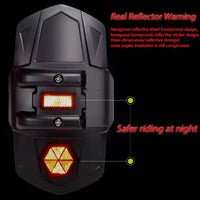 Universeller Motorrad-Hinterradschutz mit Reflektor – RoadGuard