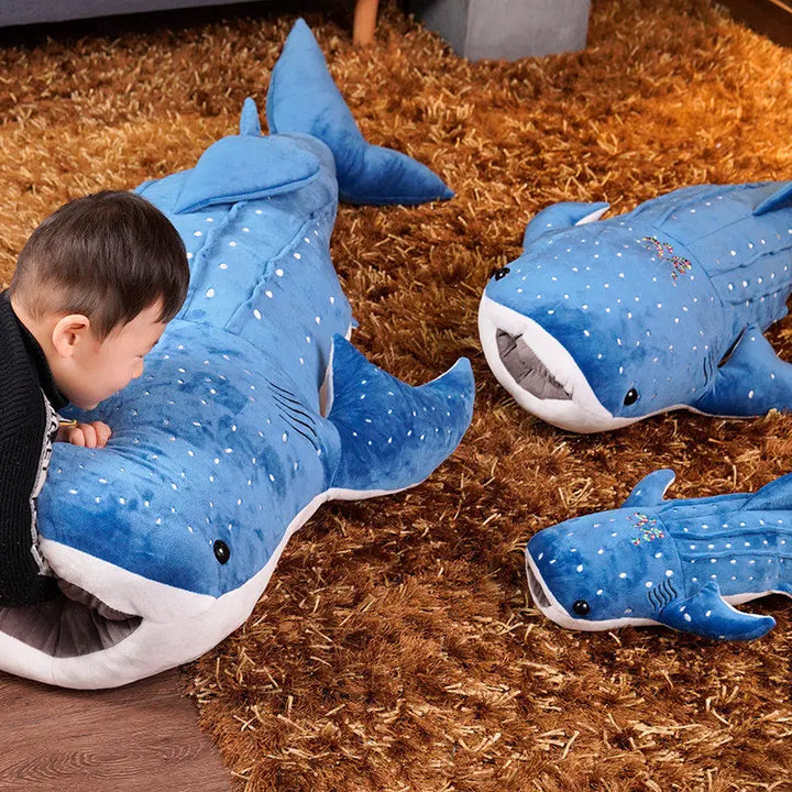 Kuscheltier Walhai XXL aus weichem Plüsch für Kinder & Erwachsene – Lumo
