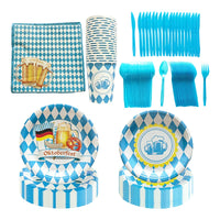 Einweg-Partygeschirr Set im Oktoberfest-Design – ProstPaket Oktoberfest 2026