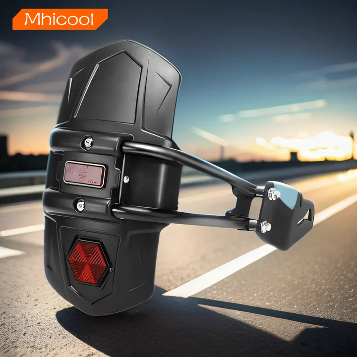 Universeller Motorrad-Hinterradschutz mit Reflektor – RoadGuard