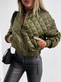 Gefütterte Damen Bomberjacke mit Taschen – Marisa