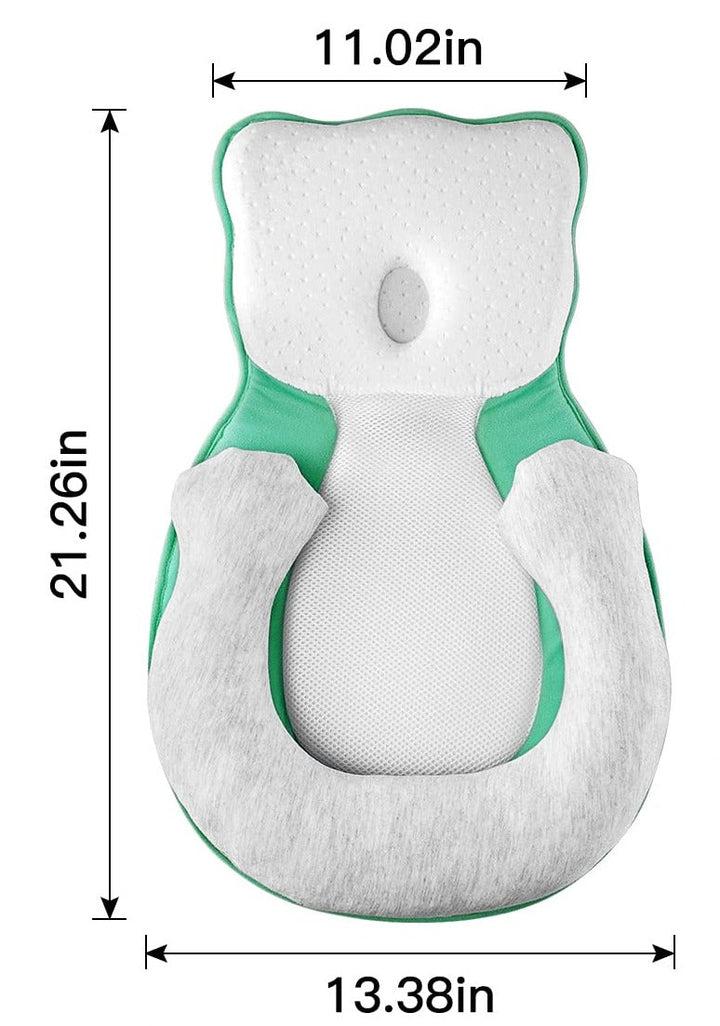 Weiches Neugeborenen-Lagerungskissen mit Beinunterstützung – KuschelNest
