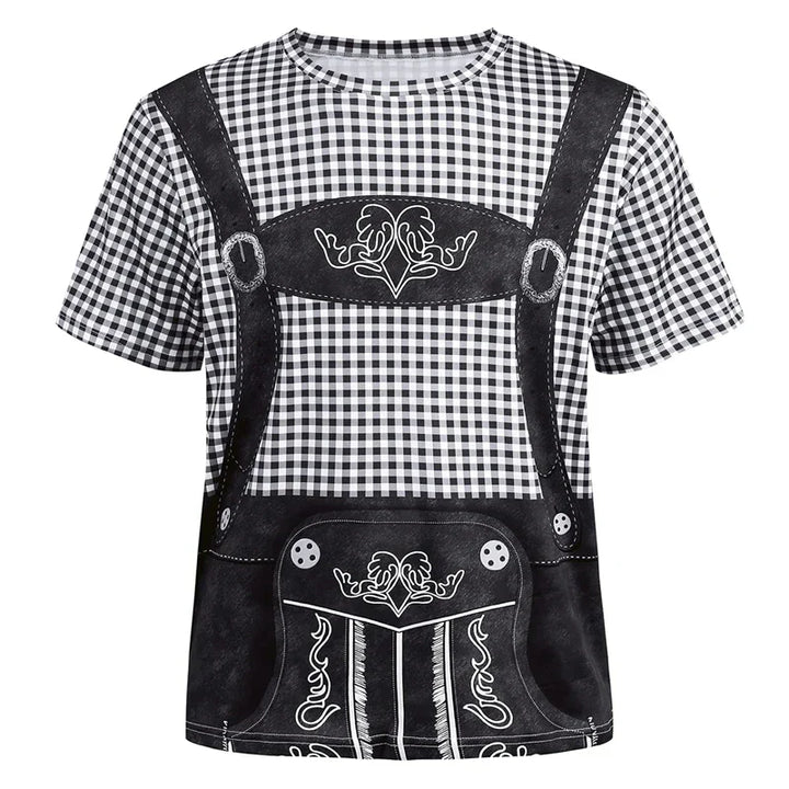 T-Shirt im Lederhosen-Look – WiesnShirt Oktoberfest 2026