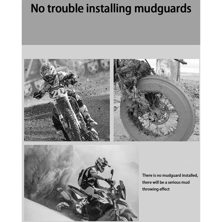 Universeller Motorrad-Hinterradschutz mit Reflektor – RoadGuard