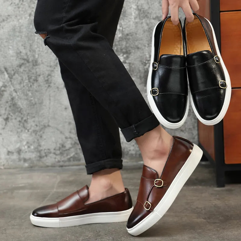 Luxuriöse Lederschuhe für Herren mit ultimativem Komfort – Alessio
