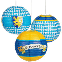 Papier-Lampionen Set im Oktoberfest-Design (3-teilig) – LichtFreude Oktoberfest 2026