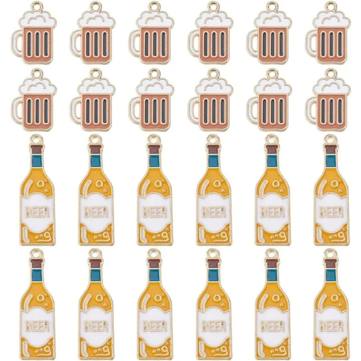 Schmuckanhänger im Bier-Design (40er-Set) – ProstCharms Oktoberfest 2026