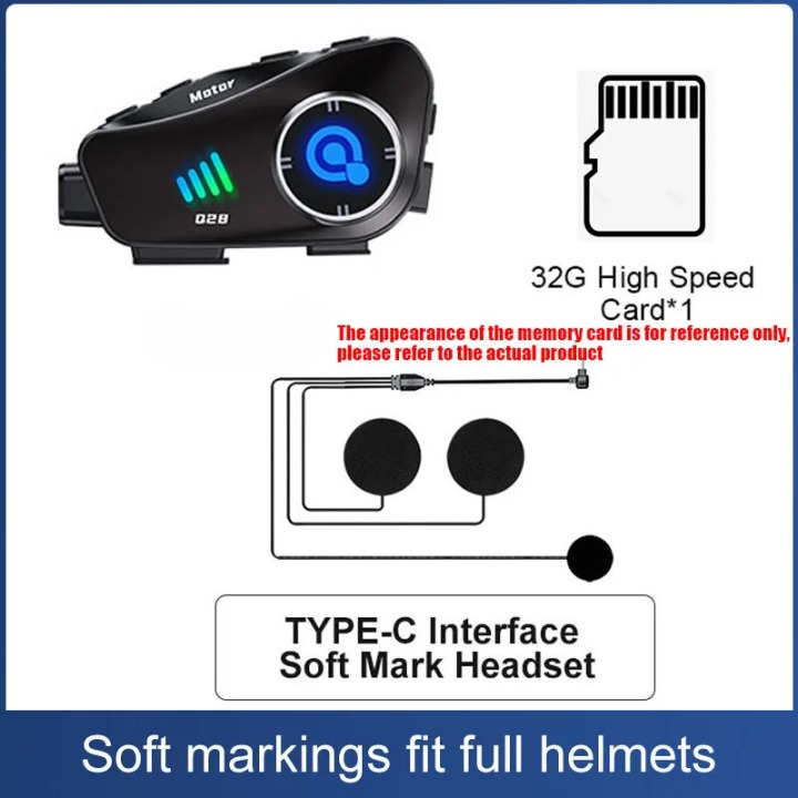 Bluetooth Motorradhelm Kamera 1080P HD wasserdicht – ApexRide