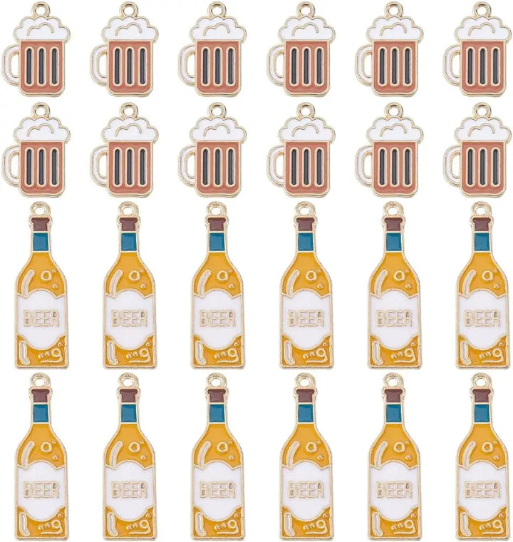 Schmuckanhänger im Bier-Design (40er-Set) – ProstCharms Oktoberfest 2026