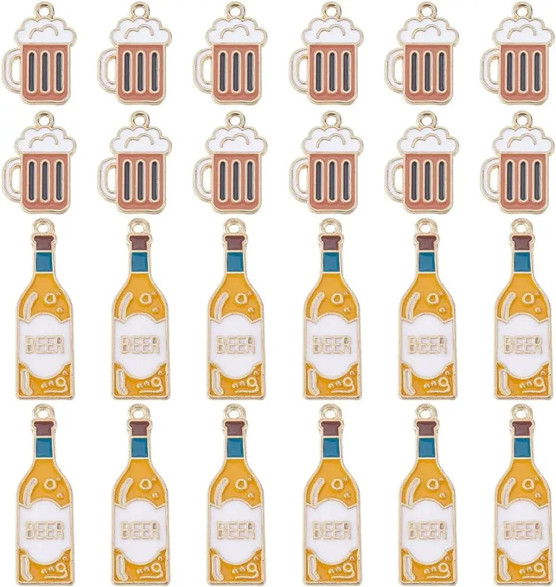 Schmuckanhänger im Bier-Design (40er-Set) – ProstCharms Oktoberfest 2026