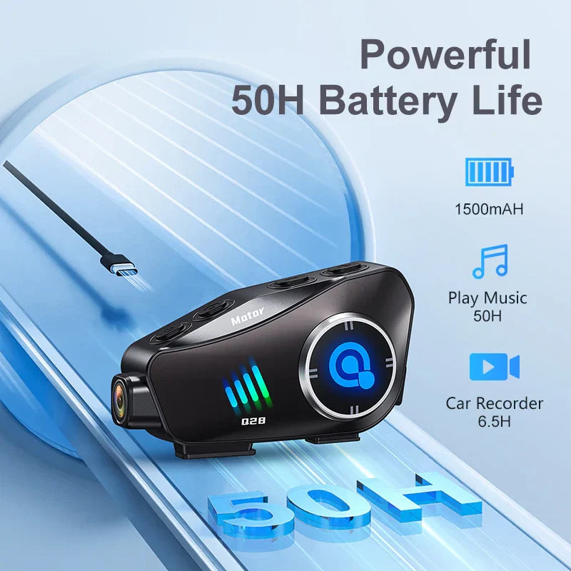 Bluetooth Motorradhelm Kamera 1080P HD wasserdicht – ApexRide